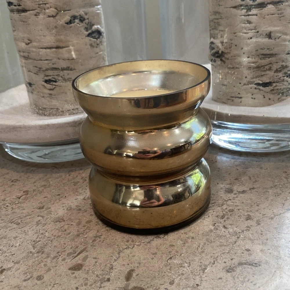 West Elm Glass Candle
